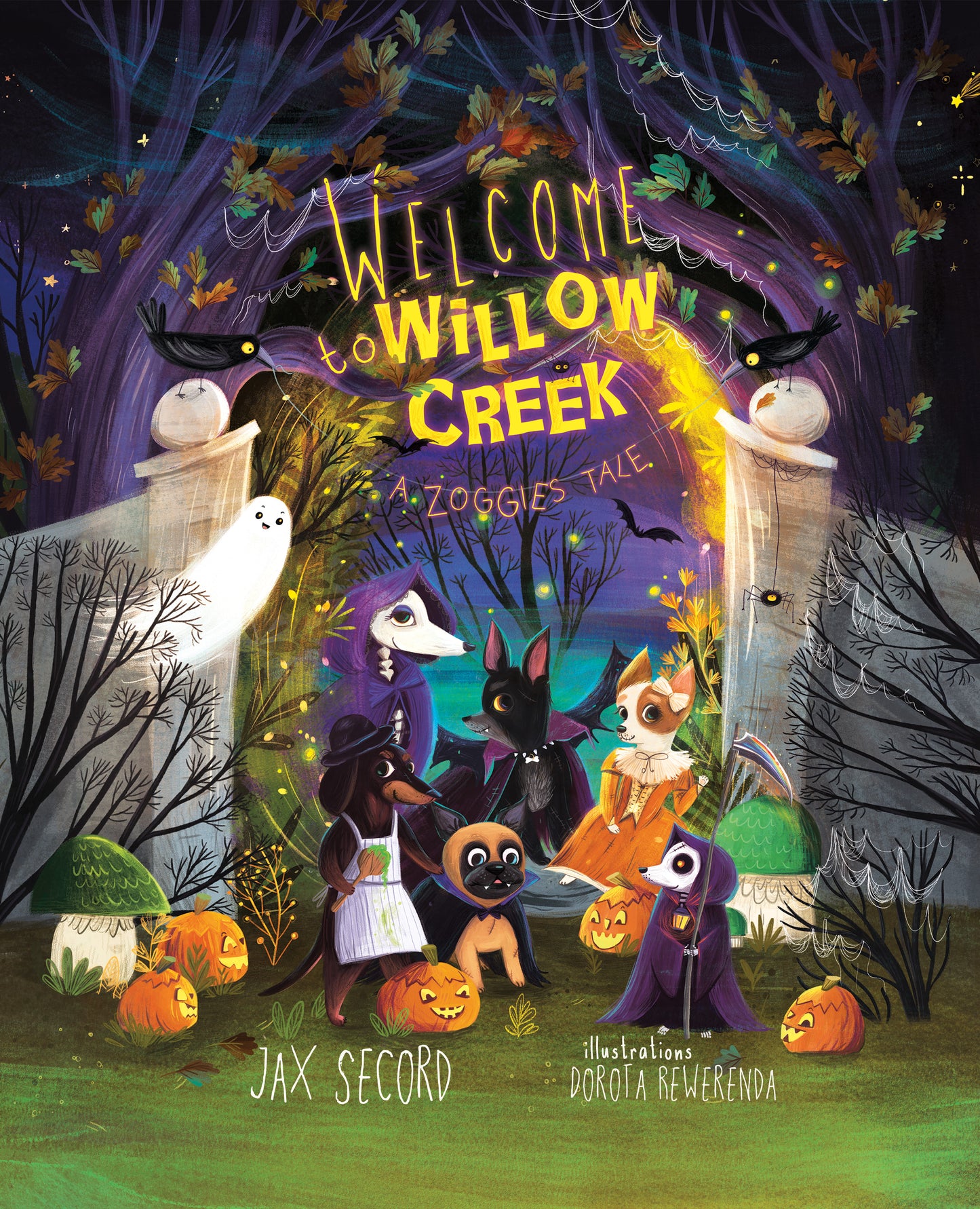 Welcome to Willow Creek children's picture book cover by Jax Secord – The Zoggies